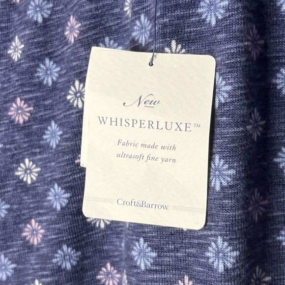 Croft & Borrow Intimates Womens Pajama Pants XL‎ Blue Soft Sleep WhisperLuxe - Picture 10 of 11